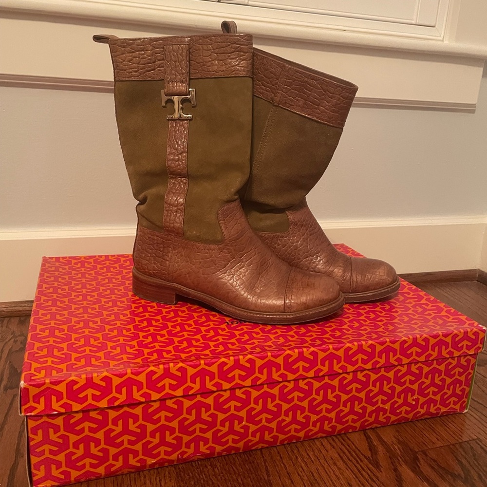 Tory Burch riding boots size 8